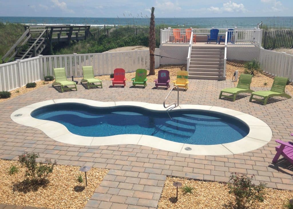 Custom pool construction by Copano Pools and Spas in New Braunfels, TX</p> <p>