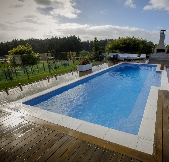 Luxury backyard pool design in New Braunfels, TX</p> <p>